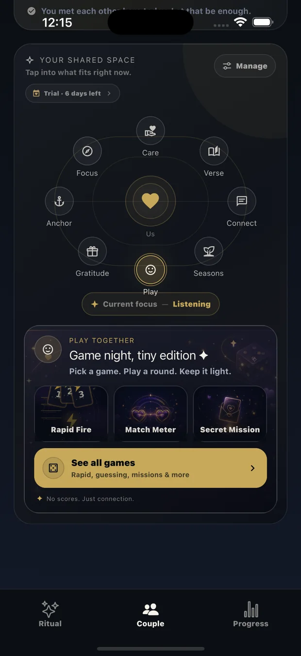 Playful games in Anchor Us